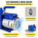 Αντλία κενού VEVOR 4.8CFM Ψύξη HVAC R22 R134A R410A A/C 4 σωλήνες μετρητής πίεσης