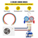 VEVOR 4CFM 1/3HP Αντλία κενού Ac Pump Vacuum Aircon Θάλαμος κενού Αντλία στεγνώματος κενού HVAC Ψύξη R134a R502 R22 R12 Αντάπτορας κλιματισμού A/C
