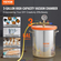 VEVOR Vacuum Chamber Tempered Glass Lid Vacuum 3 Gal Degassing Chamber Silicone