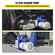 Αντλία κενού VEVOR, 10CFM 1 HP, Περιστροφική αντλία κενού δύο σταδίων, 220V 5 PA Facility HVAC Ψυκτικό εργαλείο αέρα για HVAC, αυτόματη επαναφόρτιση ψυκτικού AC, απαέρωση κρασιού και επεξεργασία τροφίμων, μπλε