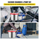 VEVOR 1,5 γαλόνι (6,8 L) 3CFM 1/4HP Θάλαμος κενού , Αντλία κενού ψυκτικού HVAC Μονοστάδιο Αντλία κενού κλιματιστικού Περιστρεφόμενο πτερύγιο Αντλία κενού A/C Αντλία κενού
