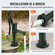 VEVOR Antique Hand Water Pump 14,6 x 5,9 x 26 ιντσών Pitcher Pump με λαβή αντλία χυτοσιδήρου με προκαθορισμένες οπές 0,5&quot; για εύκολη εγκατάσταση Old Fashion Pitcher Hand Pump για Home Yard Ponds Garden Green