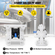 VEVOR Air Double Diaphragm Pump 7GPM 100PSI Αντλία νερού με διάφραγμα πολυπροπυλενίου με 1/2 σε θύρες εισόδου &amp; εξόδου Αντλία αέρα Διάφραγμα 226,4ft Max Head Air-operated Diaphragm Pump with Sealed Ball Valve