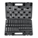VEVOR 3/8&quot; Drive Impact Socket Set, 48 Piece Socket Set SAE (5/16&quot; -3/4&quot;) &amp; Metric (8-22mm) Μπάρα επέκτασης μονάδας δίσκου Cr-V 6 σημείων Universal Joint &amp; Power Drill Adapter περιλαμβάνει θήκη αποθήκευσης