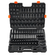 VEVOR Impact Sockets Set 130PCS 6-Point 3/8&quot; &amp; 1/2&quot; Drive Bit Ratchet Tool Kit