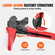 Εργαλείο πτύχωσης VEVOR, AWG22-10 Heat Shrink/Nylon/Insolated Terminal Crimper, Πένσα συρμάτινης πτύχωσης που εξοικονομεί εργασία με ένα ζευγάρι γάντια, μια πένσα απογύμνωσης σύρματος και σωλήνες θερμοσυστολής 210 τμχ