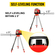VEVOR Red Rotary Laser Level Self Leveling Measuring Αυτόματη αυτοεπιπεδούμενη στάθμη λέιζερ 360 μοιρών Περιστροφική σάρωση 500m + τρίποδο + 5 μέτρα Προσωπικό