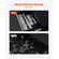 VEVOR Portable Socket Organizer Set 3PCS 76-Clip Magnetic Socket Tray Metric/SAE