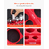 VEVOR Magnetic Socket Organizer Set 3PCS Magnetic Socket Trays Red for SAE