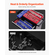 VEVOR Magnetic Socket Organizer Set 8PCS Socket Trays Blue &amp; Red for Metric SAE