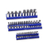 VEVOR Magnetic Socket Organizer Set 3PCS Magnetic Socket Trays Blue for Metric