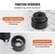 VEVOR 15 Ton Hydraulic Knockout Punch Driver Kit Hole Tool 1/2&quot;-4&quot; με 10 μήτρες