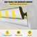 Γυψοσανίδα VEVOR Skimming Blade, 40inch Smoothing Knock-down Knife, Εργαλείο φινιρίσματος Putty Knife από ανοξείδωτο χάλυβα, ακραίες τάπες υψηλής πρόσκρουσης για γυψοσανίδες τοίχου γυψοσανίδας Gyprock