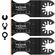 VEVOR 3PCS Carbide Oscillating Tool Blades, Universal Quick Release Oscillating Saw Blades, Multitool Tool Blades for σκληρό υλικό, μέταλλο, καρφιά, μπουλόνια, Fit Dewalt Milwaukee Hitachi Chicago