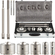 VEVOR Concrete Hole Saw Kit, 1-2/11\&quot;, 1-3/5\&quot;, 2-9/16\&quot;, 3-5/32\&quot;, 3-15/16\&quot; Σετ τρυπανιών SDS Plus &amp; SDS MAX Κόπτης Τοίχων Τρυπών Στέλεχος με Μπέκα 4-1/3\&quot; για σκυρόδεμα, τσιμέντο, πέτρινο τοίχο, Ma