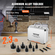Σετ τρυπανιών VEVOR Diamond Core, 10 ΤΕΜ. 6/10/12/20/25/30/35/40/45/50mm Diamond Hole Saw Kit, Τριγωνικό στέλεχος, με θήκη αποθήκευσης για στεγνό και υγρό, Διαμαντένια τρυπάνια για κεραμικά πλακιδίων Πορσελάνη