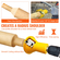 VEVOR Tenon Cutter, 1&quot;/25,4mm &amp; 1,5&quot;/38mm &amp; 2&quot;/50,8mm, Premium κόφτης επίπλων από αλουμίνιο &amp; ατσάλι, με διπλές ίσιες λεπίδες &amp; βίδες με κουμπιά Home Master Kit, Εμπορικό εργαλείο εκκίνησης για το σπίτι D