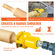 VEVOR Tenon Cutter, 1,5&quot; / 38 mm διάμετρος, Premium κόφτης επίπλων από αλουμίνιο &amp; ατσάλι, με διπλές καμπύλες λεπίδες και βίδες με κουμπιά Home Master Kit, Εμπορικό εργαλείο ξυλουργικής για αρχάριους στο σπίτι