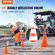VEVOR Safety Cones, 2 Pack 28 ιντσών πτυσσόμενοι κώνοι κυκλοφορίας, δομικοί κώνοι με αντανακλαστικά κολάρα, φαρδιά βάση και τσάντα αποθήκευσης, για έλεγχο κυκλοφορίας, εκπαίδευση οδήγησης, χώροι στάθμευσης