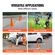 VEVOR Safety Cones, 2 Pack 28 ιντσών πτυσσόμενοι κώνοι κυκλοφορίας, δομικοί κώνοι με αντανακλαστικά κολάρα, φαρδιά βάση και τσάντα αποθήκευσης, για έλεγχο κυκλοφορίας, εκπαίδευση οδήγησης, χώροι στάθμευσης