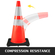 VEVOR 6Pack 36\&quot; Traffic Cones, Safety Road Parking Cone with Black Weighted Base, PVC Orange Traffic Safety Cones, Hazard Cones Reflektive Collars for Construction Traffic Parking