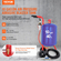 VEVOR 10 Gallon/38L Sandblaster εξοπλισμένο με μετρητή πίεσης βαλβίδας διακοπής ακροφυσίων Κεραμικό ακροφύσιο ελαστικοί τροχοί Grit Blasting Αμμοβολή