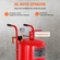 VEVOR 10 Gallon/38L Sandblaster εξοπλισμένο με μετρητή πίεσης βαλβίδας διακοπής ακροφυσίων Κεραμικό ακροφύσιο ελαστικοί τροχοί Grit Blasting Αμμοβολή