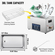 VEVOR 30L Ultrasonic Cleaner Μηχάνημα καθαρισμού υπερήχων διπλής συχνότητας με θερμαντήρα Καθαριστικό κοσμημάτων για ανταλλακτικά Κοσμήματα Δαχτυλίδι γυαλιών Οδοντοστοιχία Πίνακα κυκλώματος εγγραφής 28/40KHz