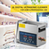 VEVOR 6L Ultrasonic Cleaner Μηχάνημα καθαρισμού υπερήχων διπλής συχνότητας με θερμαντήρα Καθαριστικό κοσμημάτων για ανταλλακτικά Κοσμήματα δαχτυλίδι γυαλιών οδοντοστοιχίας Record Circuit Board 28/40KHz