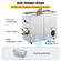 VEVOR Ultrasonic Cleaner, 36KHz~40KHz Ρυθμιζόμενη συχνότητα, 6L 220V, Υπερηχητικό μηχάνημα καθαρισμού με ψηφιακό χρονοδιακόπτη και θερμάστρα, Lab Sonic Cleaner για κέρματα γυαλιών ρολογιών κοσμημάτων, FCC/CE/RoHS
