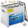 VEVOR Ultrasonic Cleaner, 36KHz~40KHz Ρυθμιζόμενη συχνότητα, 6L 220V, Υπερηχητικό μηχάνημα καθαρισμού με ψηφιακό χρονοδιακόπτη και θερμάστρα, Lab Sonic Cleaner για κέρματα γυαλιών ρολογιών κοσμημάτων, FCC/CE/RoHS