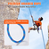 VEVOR 10,2mm Dynamic Climbing Rope 40M(131ft) Outdoor Rock Climbing Rope Blue