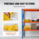 VEVOR Flood Barriers, Sandbag Alternative Flood Bag 4 Pack, Flood Barrier για το σπίτι, Water Barriers για πλημμύρες, Doorway, Driveway (4FTx6in)
