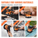 VEVOR Random Orbital Sander 6&#039;&#039; Dual-Action Sander 10 PCS Sandpapers 6 Speeds
