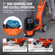 Ρυθμιζόμενο μηχάνημα μύλος δαπέδου VEVOR 7&quot; Walk-Behind Polisher 2.0HP