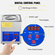 VEVOR 2L Ultrasonic Cleaner από ανοξείδωτο χάλυβα Ultrasonic Cleaner Ψηφιακός θερμαντήρας Timer Καθαρισμός κοσμημάτων για επαγγελματική και προσωπική οικιακή χρήση (2L)