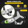 VEVOR 800W Tube Belt Trian Inox Steel Pipe Tube Polisher Grinder, 180mm Polishing for Stainless Steel Aluminium 6 Speed ​​3000RPM Γυάλισμα λείανσης