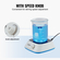 VEVOR Magnetic Stirrer Stir Plate Kit 0-2000 RPM Ρυθμιζόμενη ταχύτητα Max 3000mL