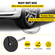 VEVOR Crowd Control Stanchion, Σετ 6 τεμαχίων Stanchion Set, Stanchion Set w/ 6,6ft/2m Κόκκινη ανασυρόμενη ζώνη, Ασημί φράγμα ελέγχου πλήθους με στιβαρή λαστιχένια βάση–Σύστημα εύκολης σύνδεσης για έλεγχο πλήθους