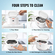 VEVOR Ultrasonic Jewelry Cleaner Ultrasonic Cleaner φορητό 22 oz Έλεγχος αφής