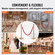 VEVOR Stanchion Post με Velvet Rope, 6 Pack Crowd Control Stanchion with 4PCS 5FT Red Velvet Ropes, inox Queue Barrier Line Divier with fillable Base &amp; Ball Top for Wedding Museum Party