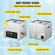 VEVOR 10L Digital Ultrasonic Cleaner Heater Timer Jewelry Glasses Cleaning