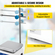 VEVOR SH-2 Magnetic Stirrer Laboratory Magnetic Stirrer Hotplate 2000ml Χωρητικότητα Ανάμιξης με Ψηφιακή Οθόνη Θερμαντικού Μίκτη