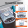 VEVOR Analytical Balance Lab Scale 500g x 0,001g 13 Units with Windshield LCD