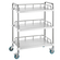 VEVOR Lab Rolling Cart, 3-ράφι από ανοξείδωτο ατσάλι, καρότσι σερβιρίσματος εργαστηρίου με περιστρεφόμενους τροχούς, Dental Utility Cart for Clinic, Lab, Hospital, Salon, 26,38&quot;x15,55&quot;x34,13