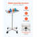VEVOR Mobile Mayo Stand Δίσκος Mayo από ανοξείδωτο ατσάλι 25,2&quot;-39,8&quot; με αφαιρούμενο δίσκο