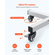 VEVOR Mobile Mayo Stand Δίσκος Mayo από ανοξείδωτο ατσάλι 25,2&quot;-39,8&quot; με αφαιρούμενο δίσκο