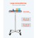 VEVOR Mobile Mayo Stand Δίσκος Mayo από ανοξείδωτο ατσάλι 25,2&quot;-39,8&quot; με αφαιρούμενο δίσκο