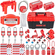 VEVOR 42 PCS Lockout Tagout Kit, Electrical Safety Loto Kit Περιλαμβάνει λουκέτα, 5 είδη κλειδαριών, Hasps, Tags &amp; Ties, Box, Lockout Safety Tools για αφαίρεση ηλεκτρικού κινδύνου σε βιομηχανικά, μηχανήματα