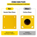 Στύλος ασφαλείας VEVOR 42&quot;x5.5&quot;, 5-1/2&quot; OD 42&quot; Height Safety Barrier Bollard, Yellow Powder Coat Pipe Steel Safety Barrier, με 4 δωρεάν μπουλόνια αγκύρωσης, για ευαίσθητη περιοχή στην κυκλοφορία